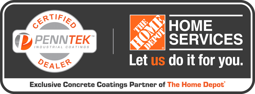 Penntek Certified Dealer & Exclusive Concrete Coatings Partner of The Home Depot